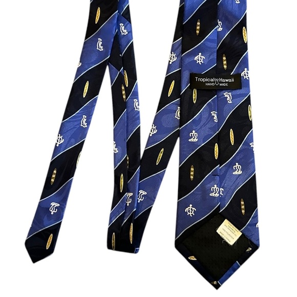 Hawaiian Ties (Lot of 3) Men’s Tropical Floral Classic Size Island Neckties - Picture 9 of 13